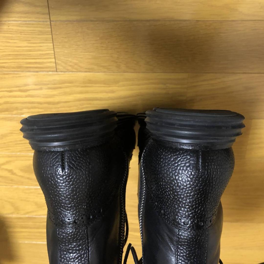 コールハーン ジップアップ ウイングチップブーツ