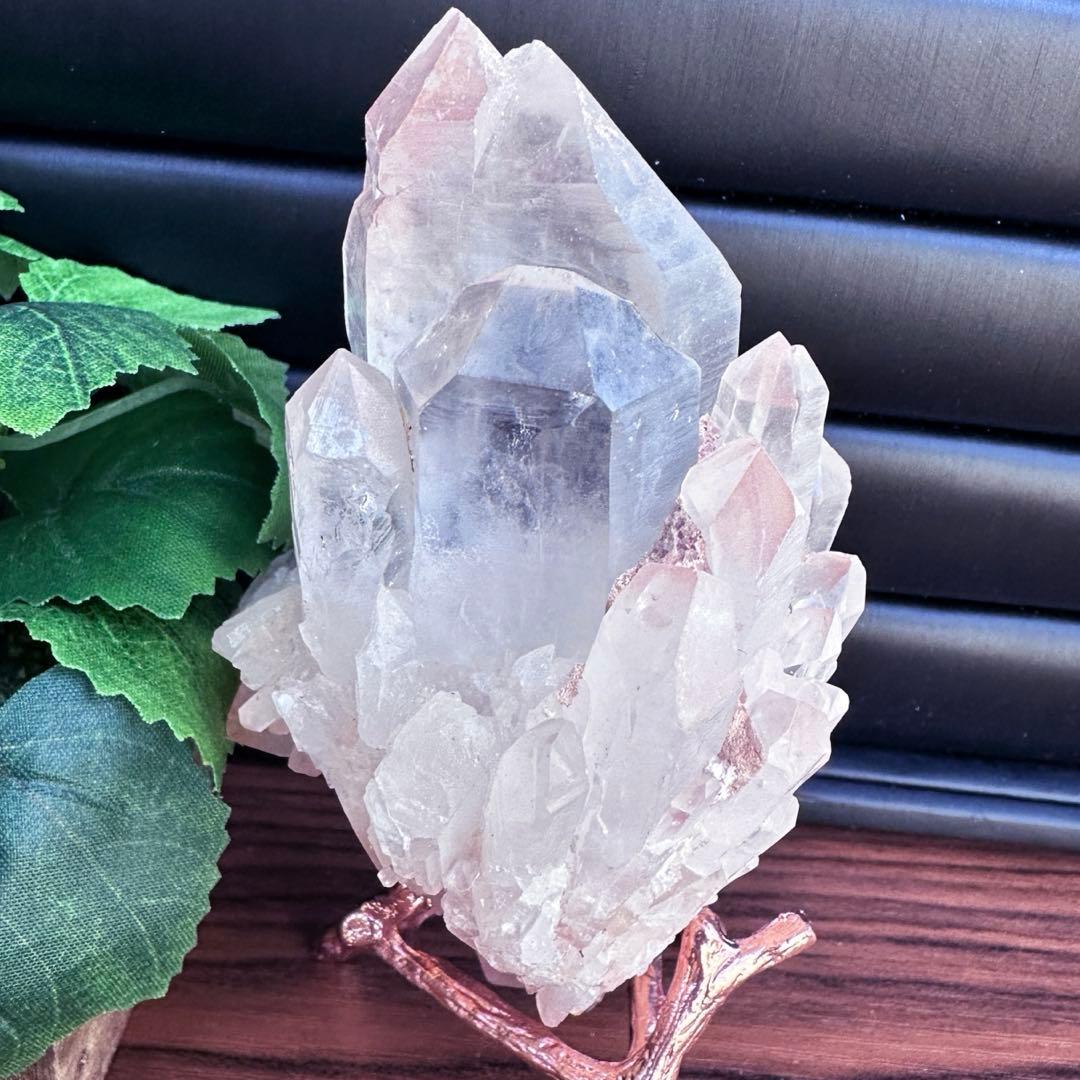 爆アレ❗️可愛いピンク♡超綺麗マダガスカル産パイナップルピンククラスターA1192