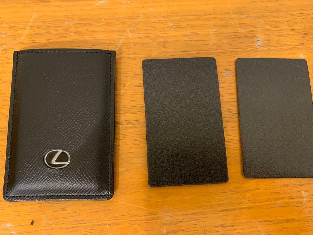 N0731-10★恐らく未使用 Lexus カードキーケース 黒 レザー