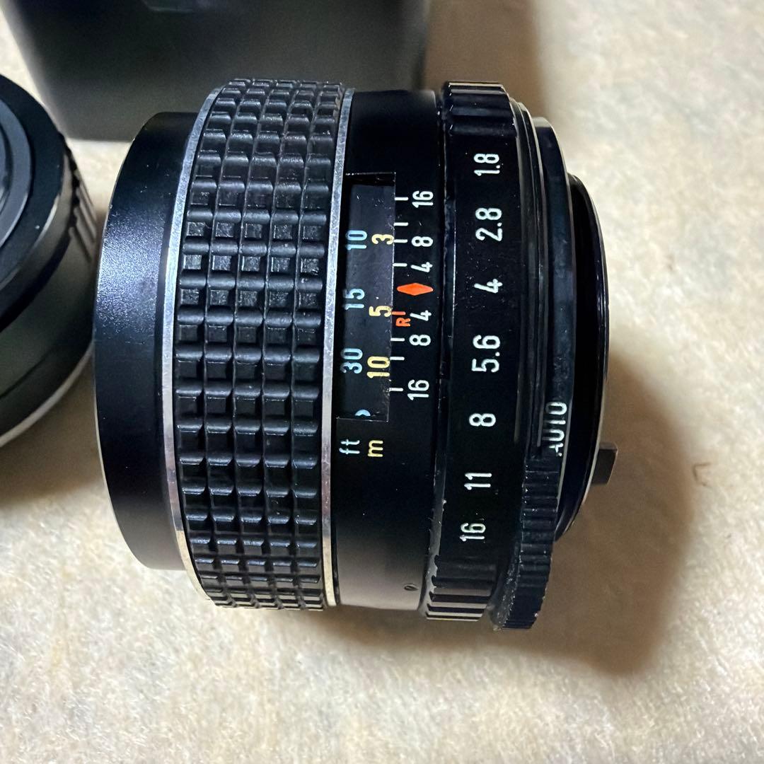 SMC TAKUMAR 1:1.8/55 レンズとアダプター