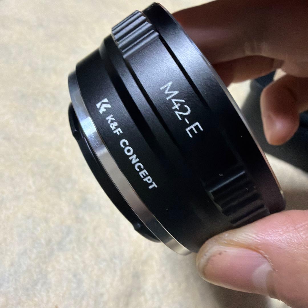 SMC TAKUMAR 1:1.8/55 レンズとアダプター