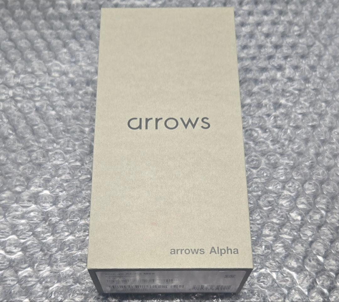 新品未開封 納品書付 SIMフリー版 arrows Alpha M08 ブラック