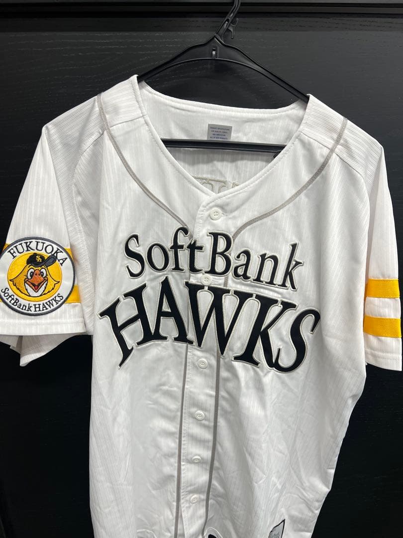 ソフトバンクホークス　周東選手　レプリカユニフォーム　Lサイズ