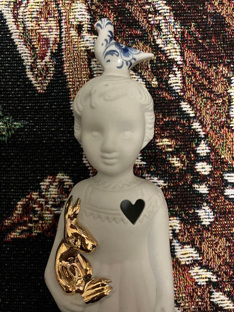 Lammers & Lammers 陶器製のクロネットドール　大①ことり