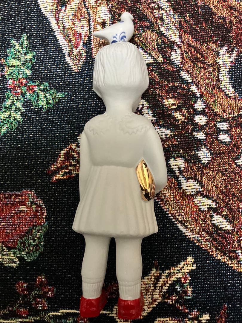 Lammers & Lammers 陶器製のクロネットドール　大①ことり