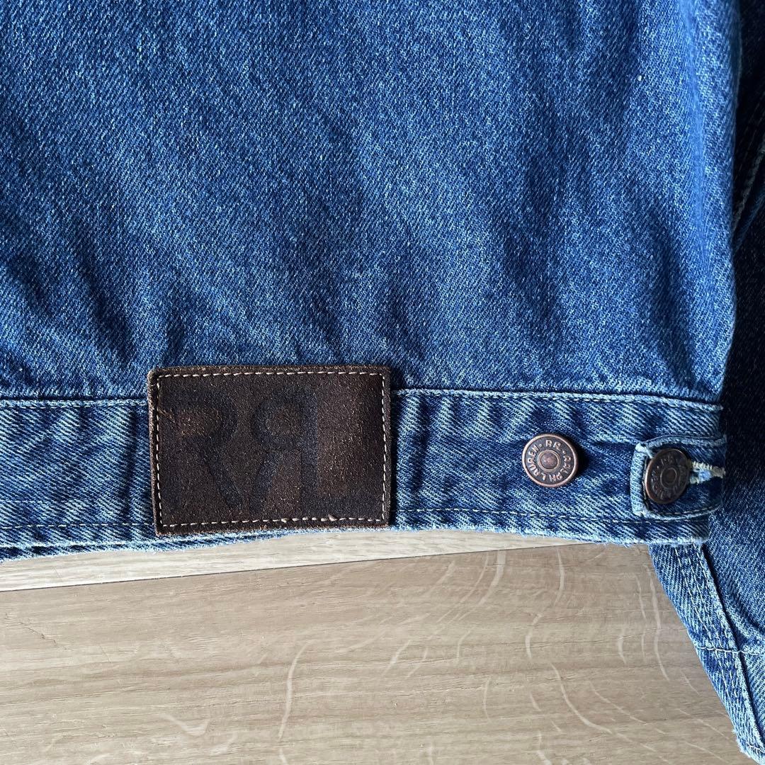 ダブルアールエル　デニムジャケット RRL 90s USA製 襟コーデュロイ M