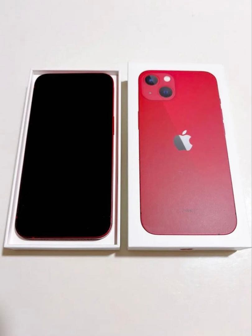 【美品】iPhone13 256GB レッド 本体 SIMフリー