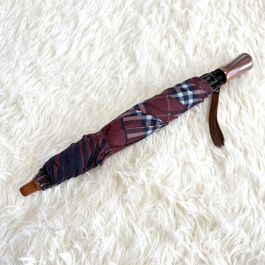 希少カラー新品！Burberrys バーバリー　ノバチェック　折りたたみ傘