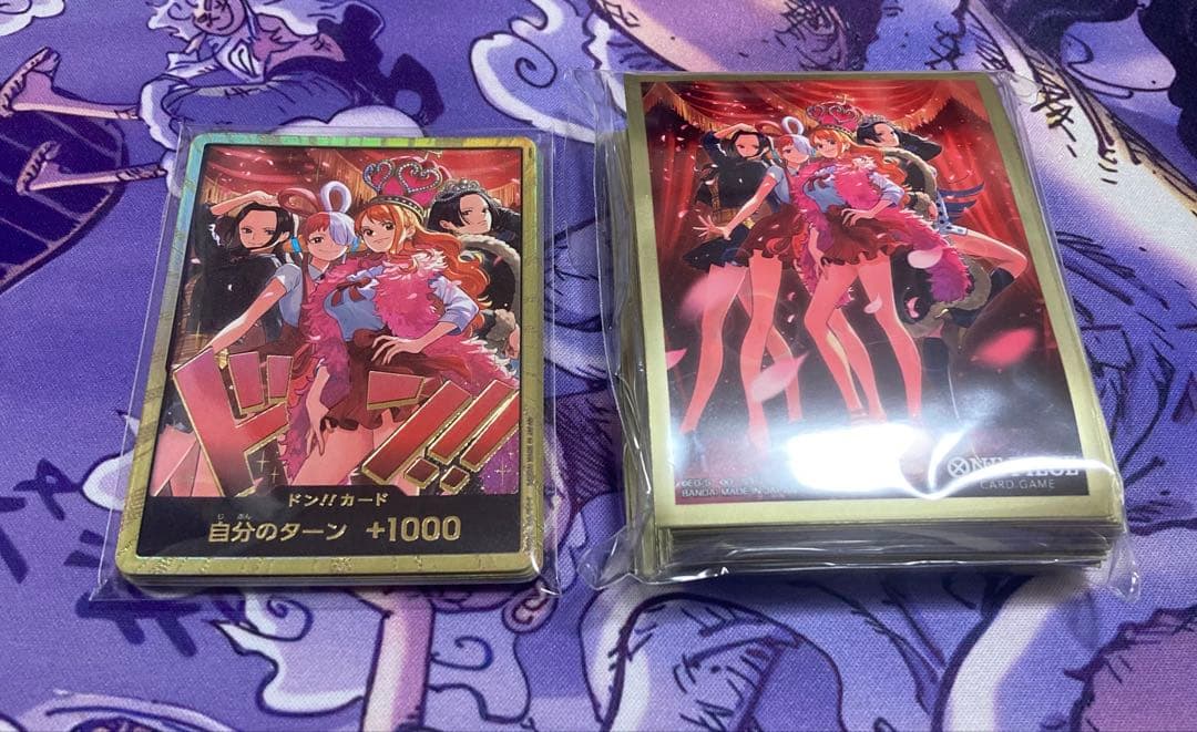 【未開封】ワンピースカード ヒロインズエディション 金ドン10枚　スリーブ付き
