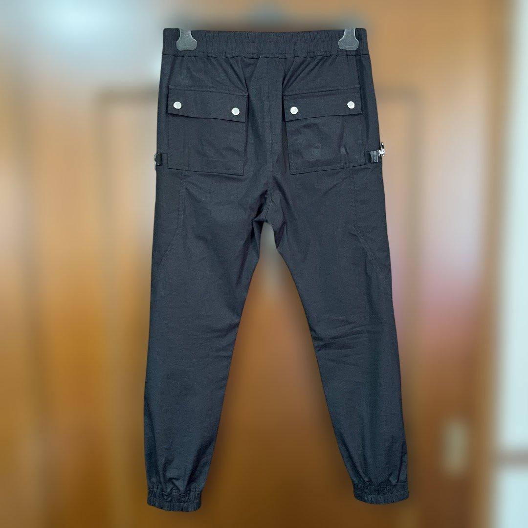未使用級　Rick Owens 21SS バウハウスカーゴパンツ　50 黒