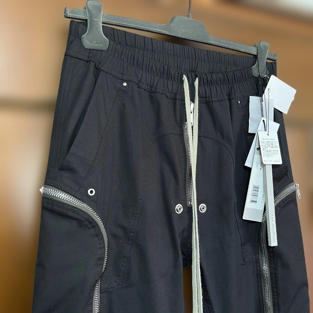 未使用級　Rick Owens 21SS バウハウスカーゴパンツ　50 黒