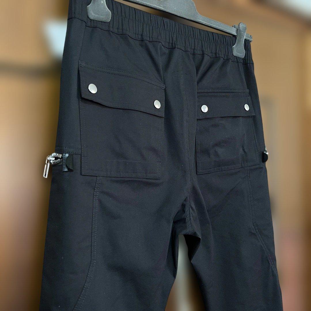 未使用級　Rick Owens 21SS バウハウスカーゴパンツ　50 黒