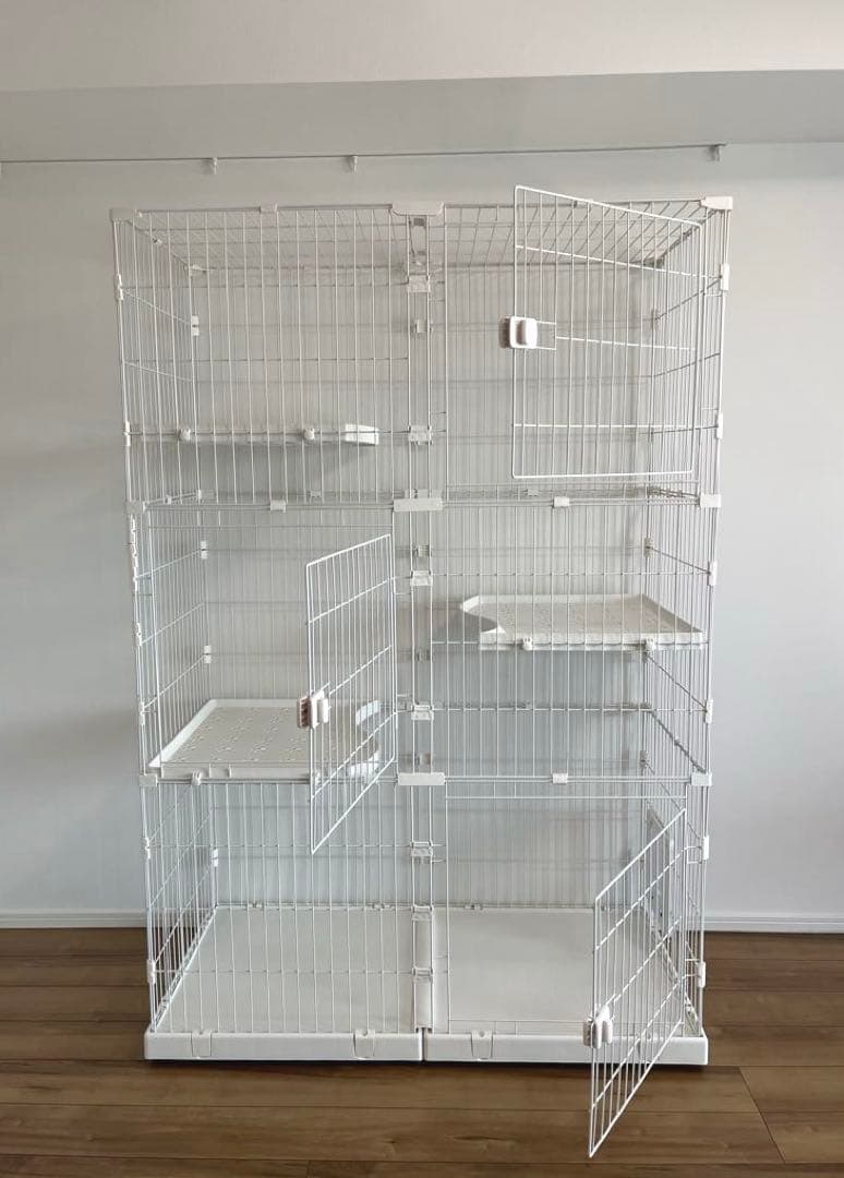 PETEPELA(ぺテぺラ) 猫 ケージ 大型 3段