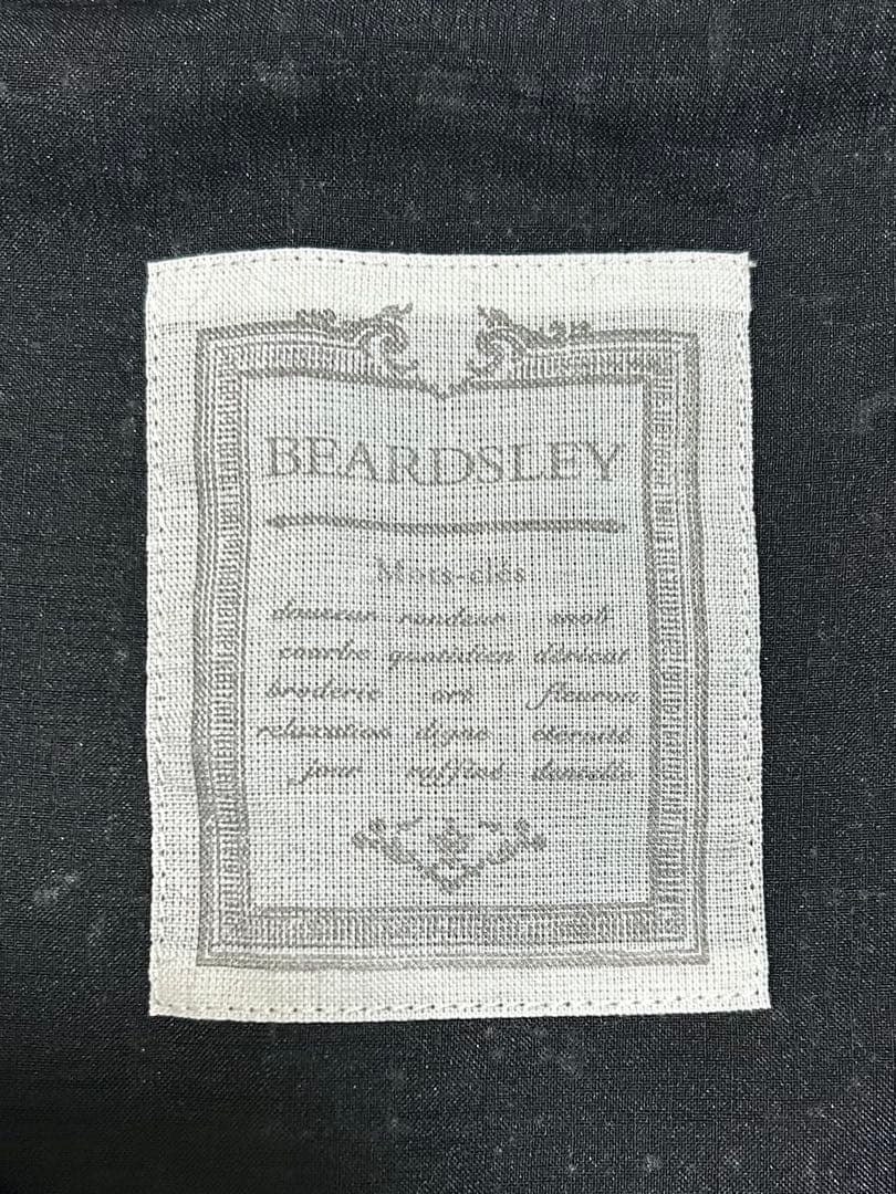 BEARDSLEY ビアズリー ベスト ツイード Vネック プルオーバー 黒