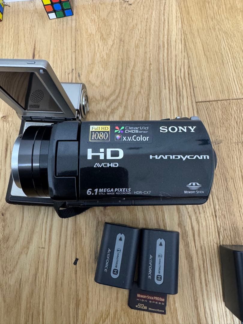 動作確認 ソニーSONY デジタルビデオカメラ 2セット