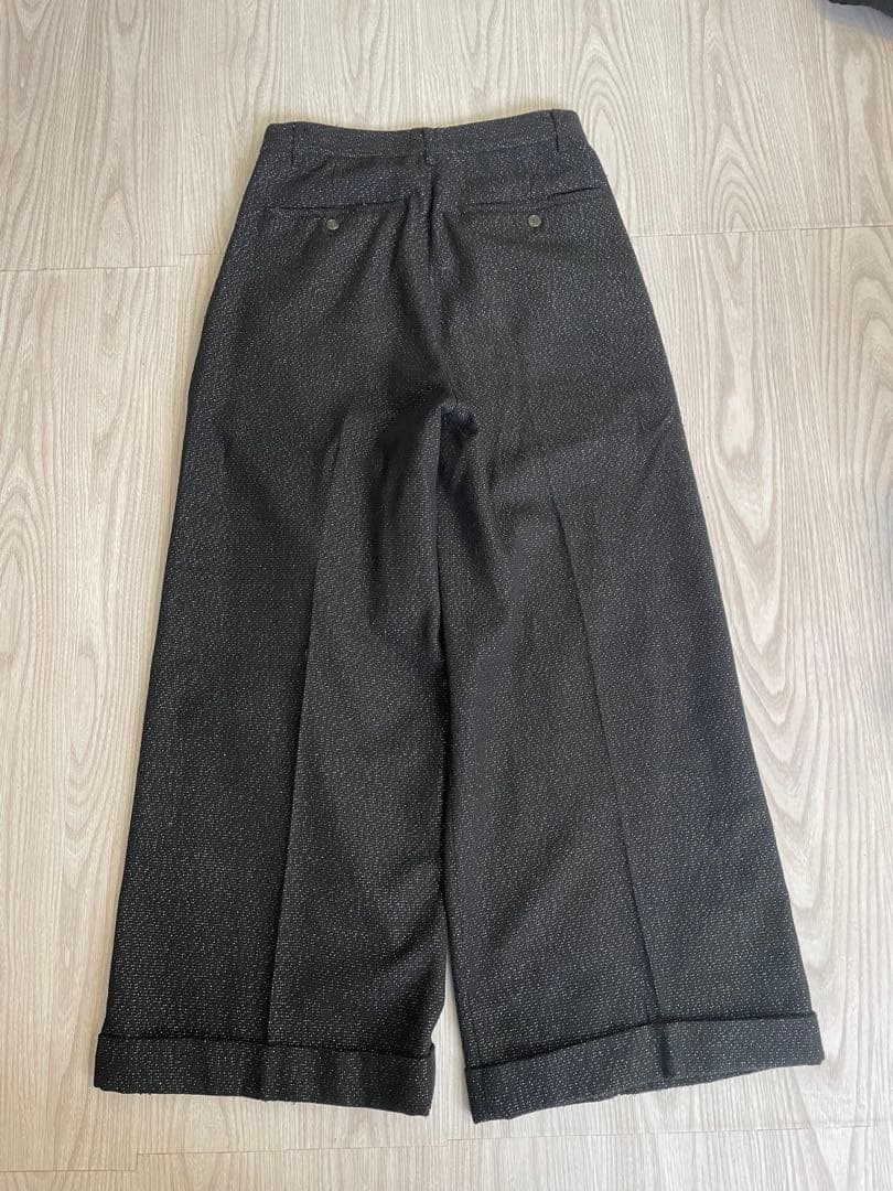 パンツ CAMPHOR WOOD / 2tuck wide baggy slacks