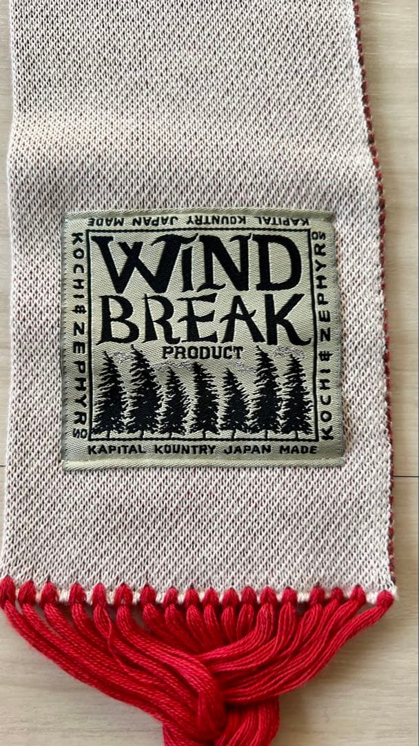 KAPITAL WIND BREAK 7G 綿ニット モルジブゲイルCAP