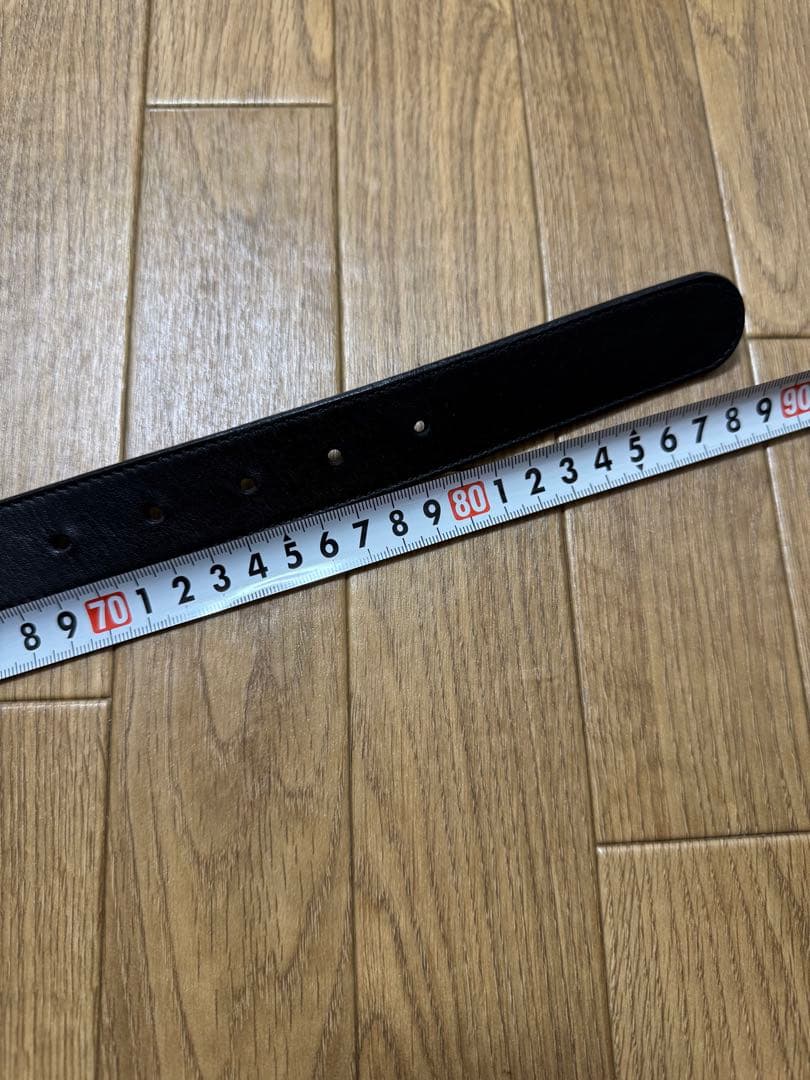 GUCCI ダブルGバックル ベルト ブラック