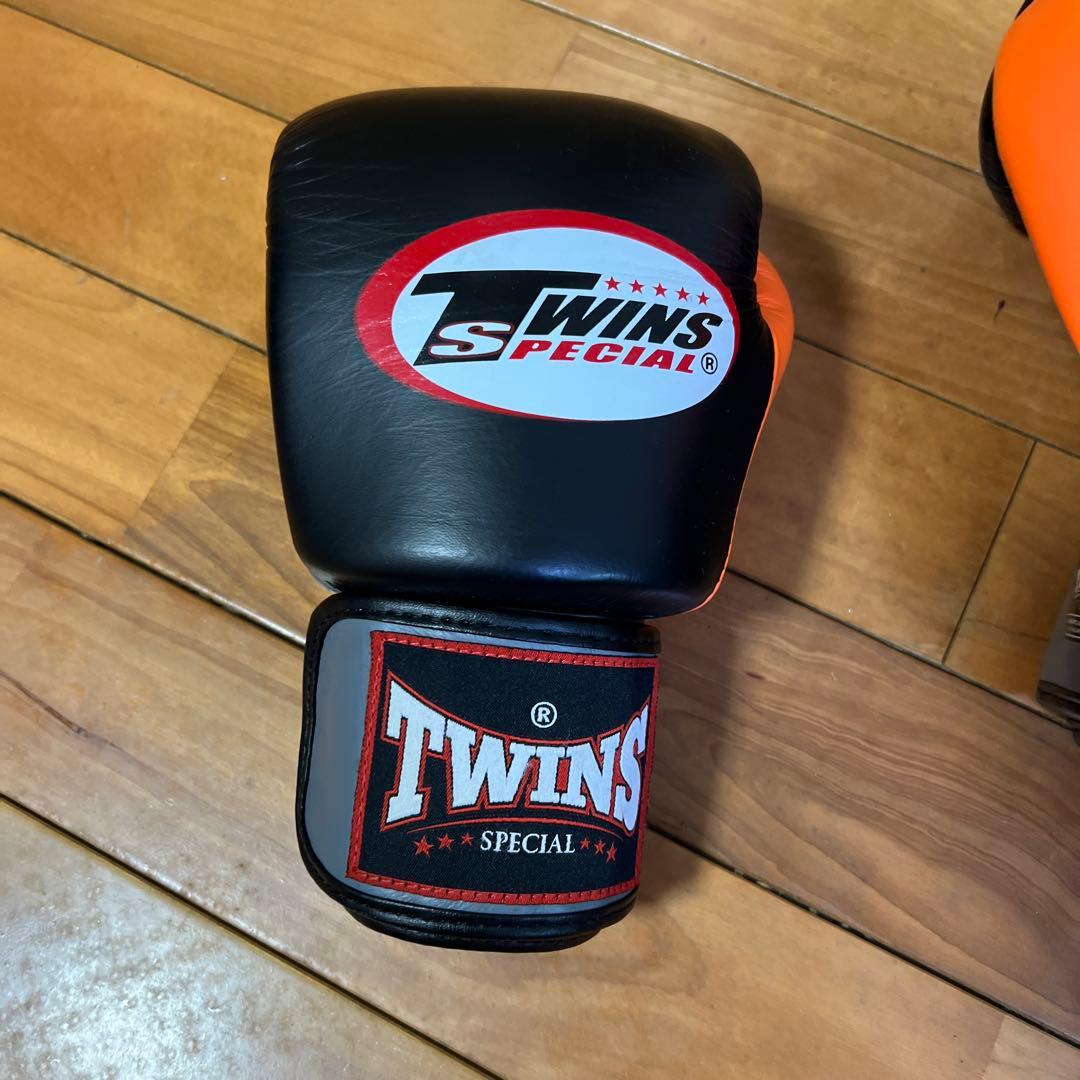 値下げ可能　限定色　8oz TWINS 本革　オレンジブラック