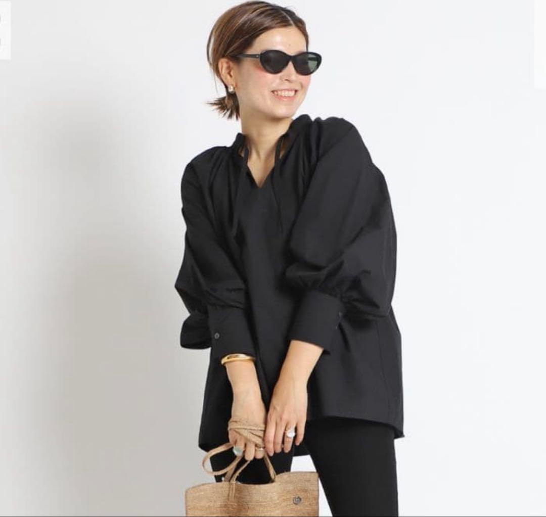 ドゥーズィエムクラス　CELERI セルリ　GATHERED ギャザードブラウス