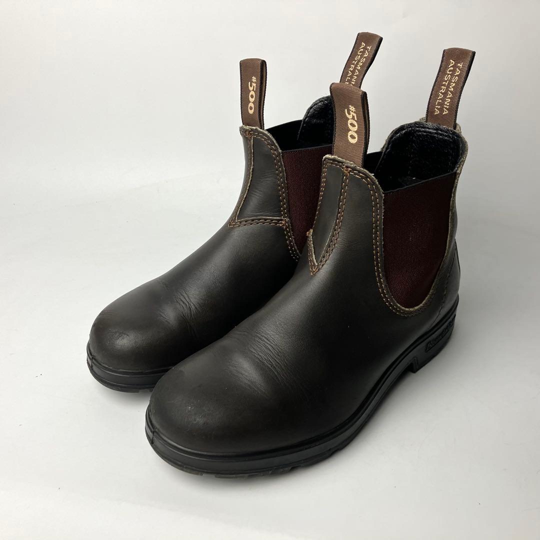 【BLUNDSTONE】サイドゴア　チェルシーブーツ　スタウトブラウン　23cm