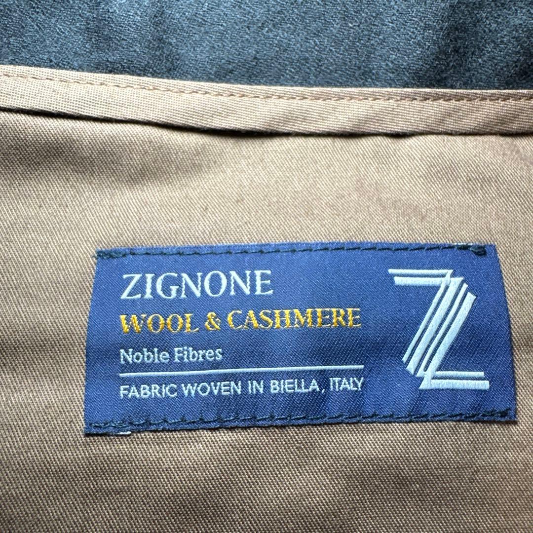 20 未使用　ブリリア　BRIGLIA スラックス　ブラック　カシミア　46