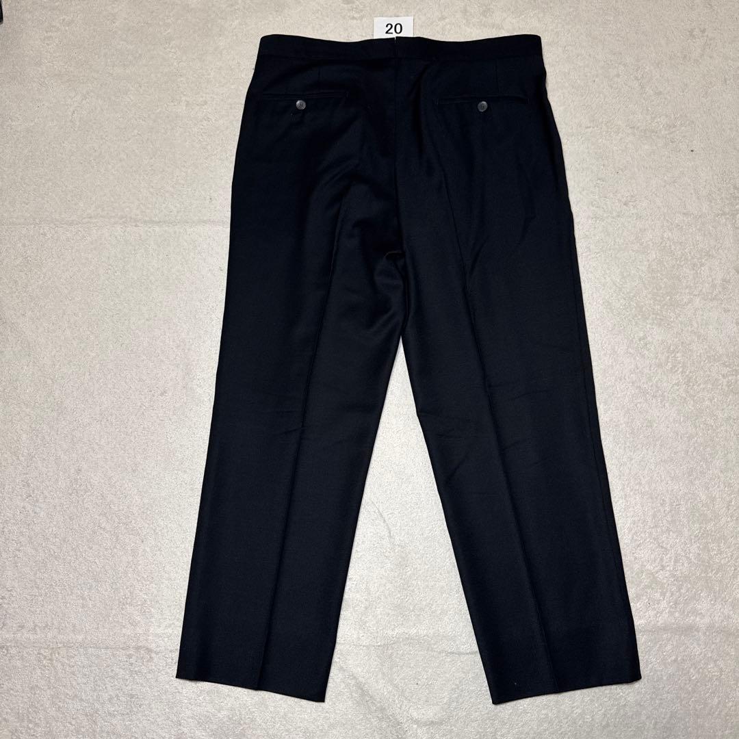 20 未使用　ブリリア　BRIGLIA スラックス　ブラック　カシミア　46