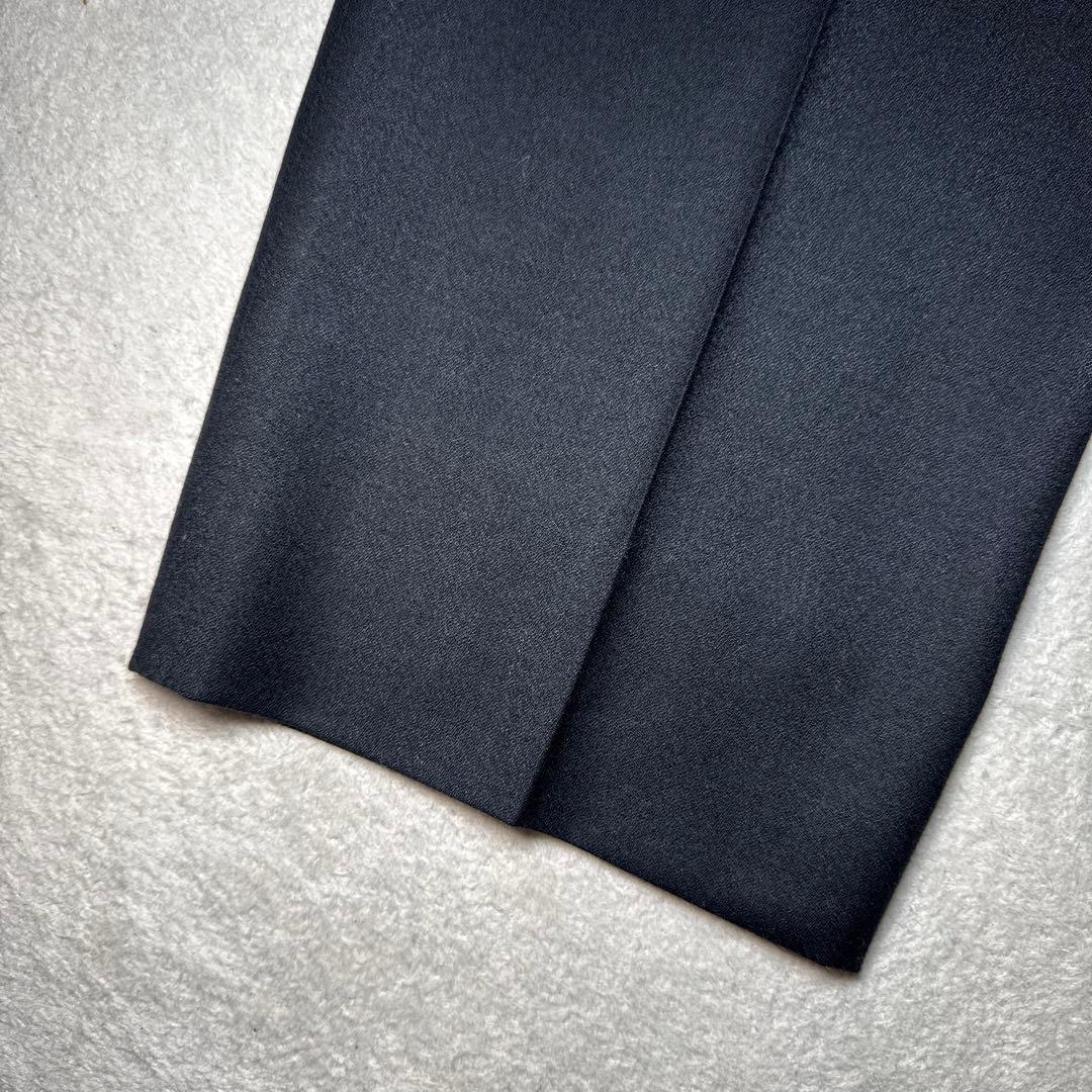 20 未使用　ブリリア　BRIGLIA スラックス　ブラック　カシミア　46