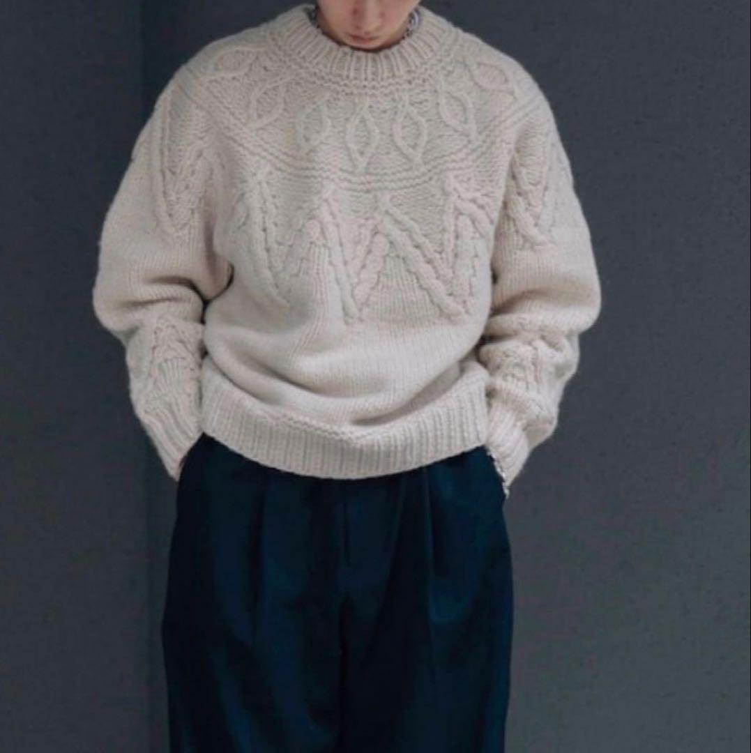 トップス blurhms Hand knitted Solid Color Nordic