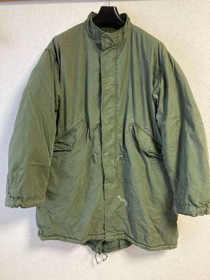 M65フィッシュテールパーカー 黒ジップ　ライナー付USED 1972年製　S