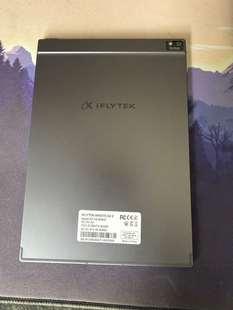 iFLYTEK AI NOTE Air2 ケース付！音声認識/ChatGPT搭載