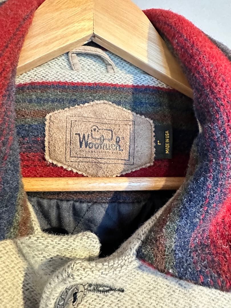 90s woolrich ウールリッチ　ブランケット　ジャケット　usa製