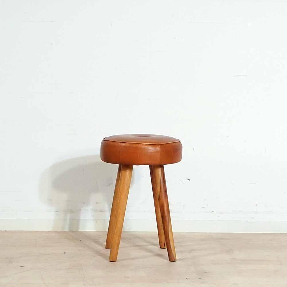 スツール LIFE FURNITURE SF LEATHER STOOL ZR24384
