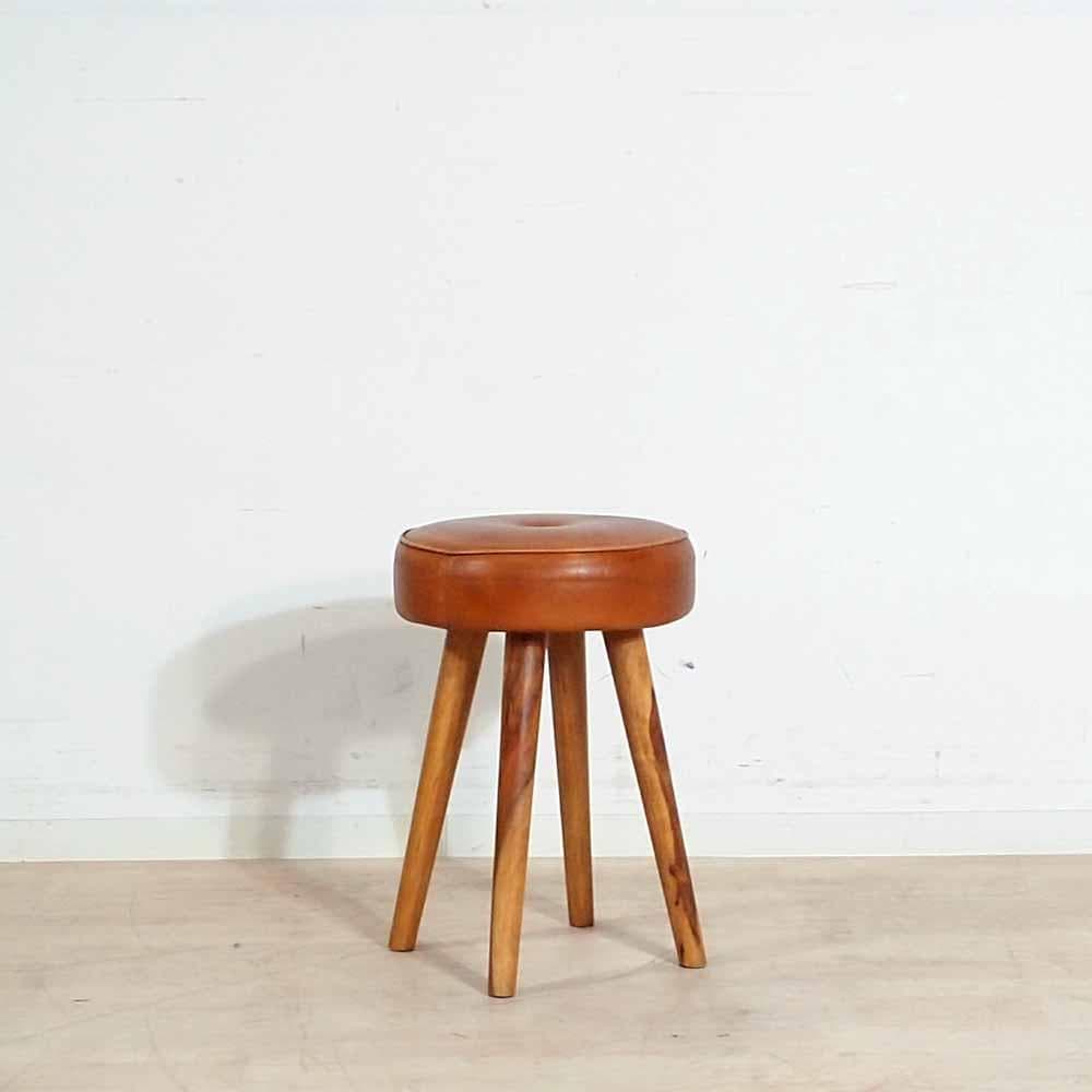スツール LIFE FURNITURE SF LEATHER STOOL ZR24384