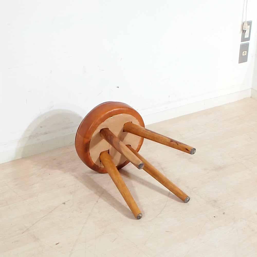 スツール LIFE FURNITURE SF LEATHER STOOL ZR24384