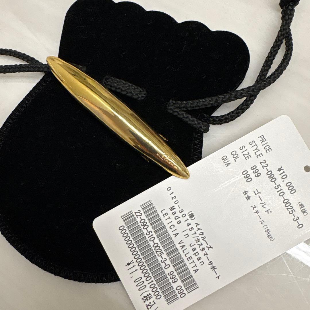 Deuxieme Classe Leticia レチシア バレッタ ゴールド