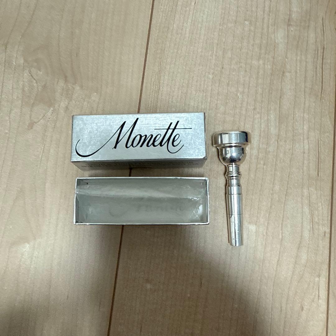 トランペットマウスピース Monette トラディショナルプラス3