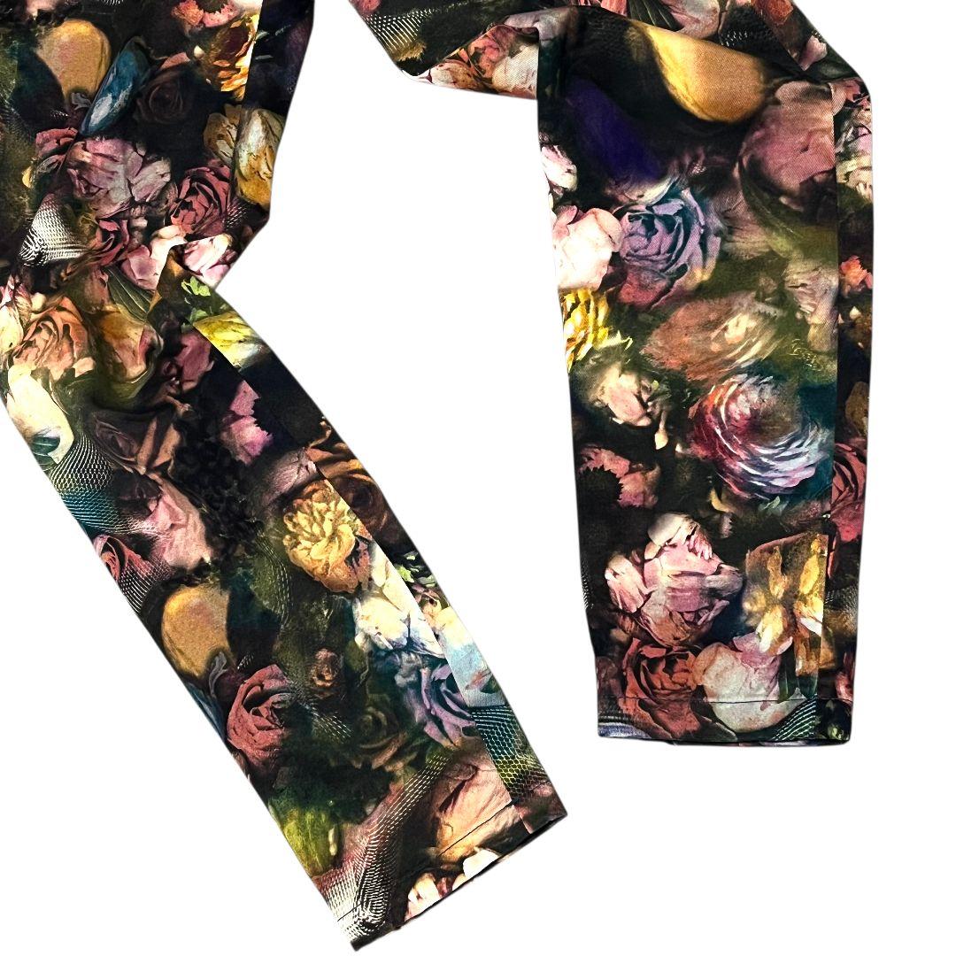 【大きいサイズ】【42】Paul Smith 花柄 ストレッチパンツ レディース