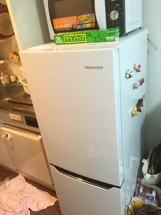 Hisense 冷蔵庫 10ヶ月使用したもの