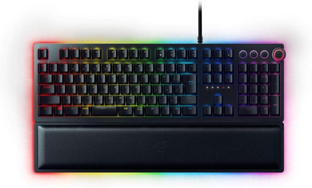 razer huntsman elite us配列　紫軸