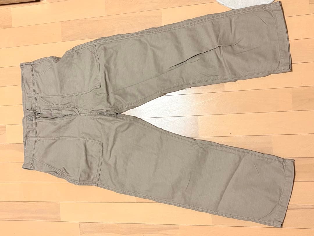 Spick and Span ベージュ ルーズベイカーパンツ