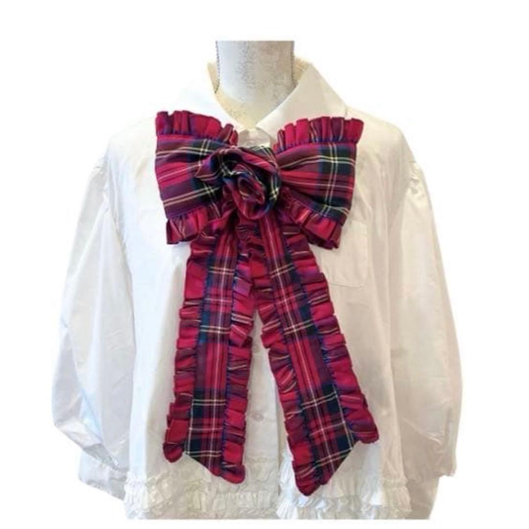 HEIHEI リボンローズブローチ　RED