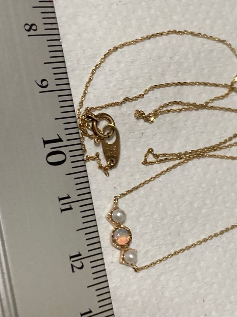 し*こ様 ete k10 ネックレス　オパール