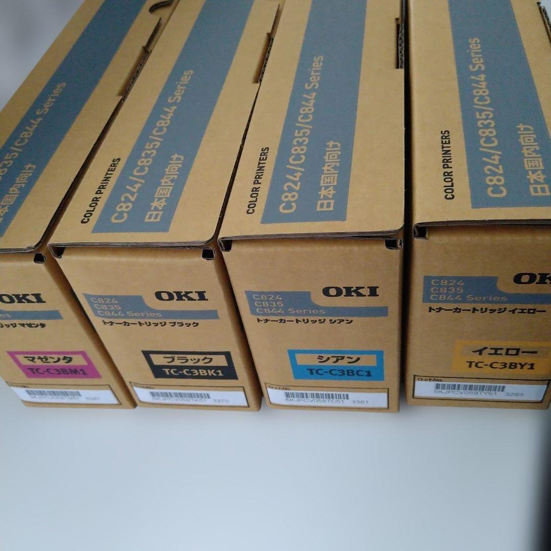 OKIトナーカートリッジ TC-C3BK1等４色