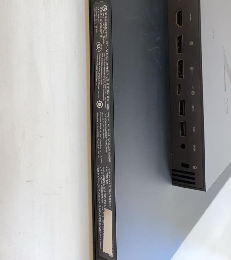 HP Z27n G2 27インチ 2K モニター Type-C