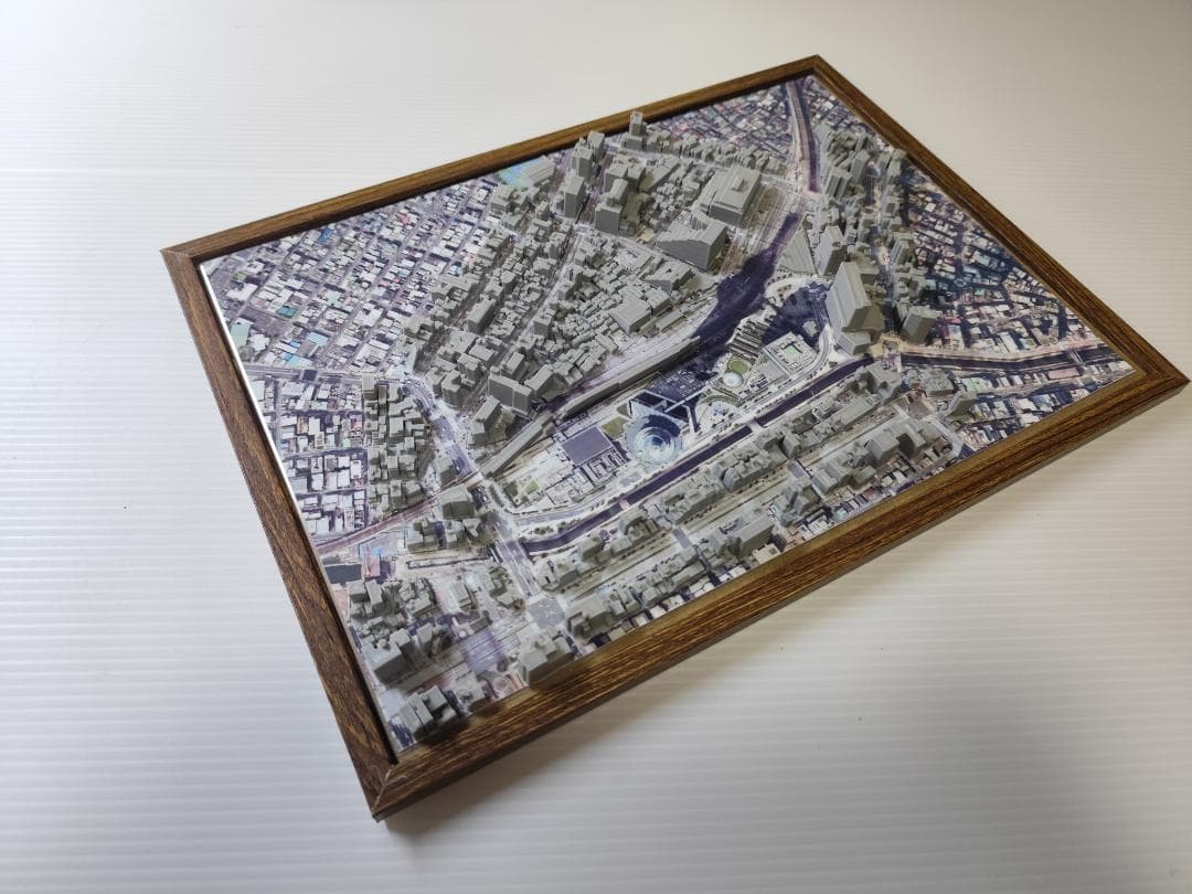 m*5様 東京スカイツリー　押上　３D都市データを活用した都市模型(スカイツリー