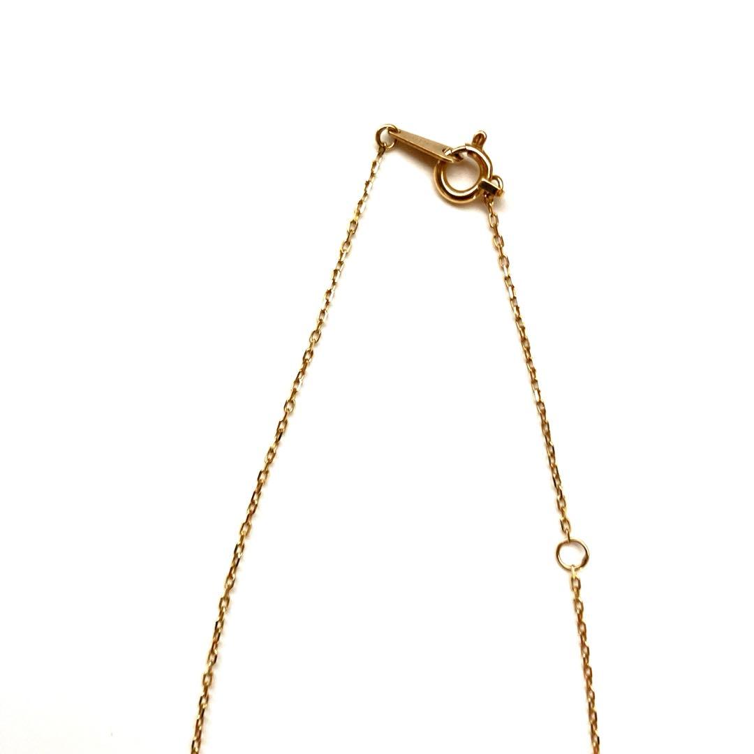 ahkahblanc K18YG ダイヤモンドネックレス　プチパレ　アーカー