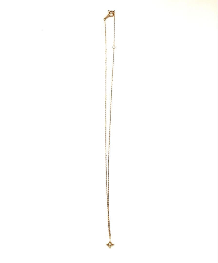 ahkahblanc K18YG ダイヤモンドネックレス　プチパレ　アーカー