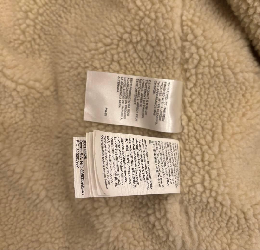 M*a様 カルバンクライン デニムジャケット ボア ロゴ