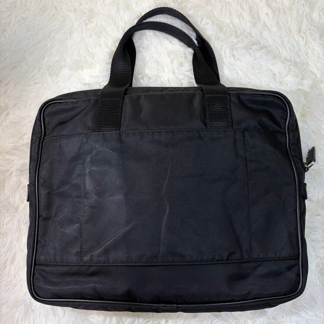 【✨美品✨】プラダ 三角ロゴ ブリーフケース PCケース ナイロン ブラック